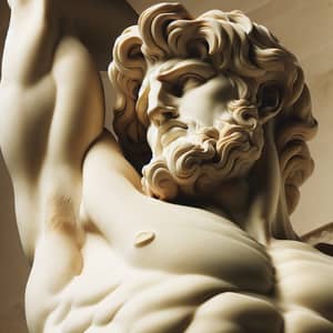 Classical Greek Marble Sculpture of Majestic Glory