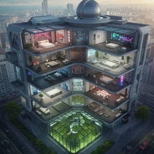 Futuristic Multi-Floor Mansion Design Ideas