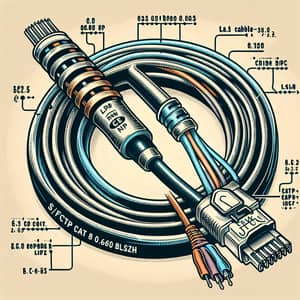 S/FTP CAT 8 0.60 BC LSZH Network Cable Details