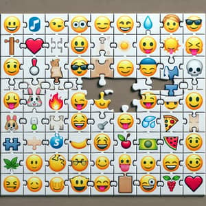 Global Emoji Jigsaw Puzzle: Discover Recognizable Emojis