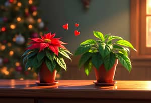 Pixar Christmas: Basil & Poinsettia Romance