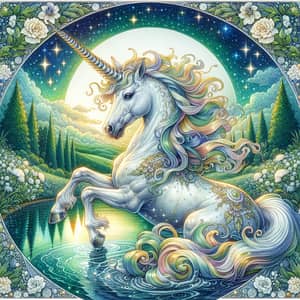 Unicorn Watercolor Art: Ethereal Beauty