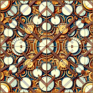 Stunning Banjo Tessellation Patterns in Rotation