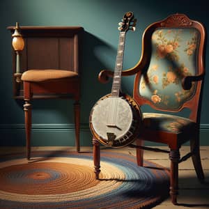 Beautifully Crafted Wooden Banjo Showcase