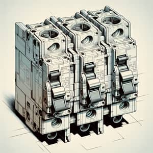 Three-Pole Circuit Breaker | Electrical System Safety