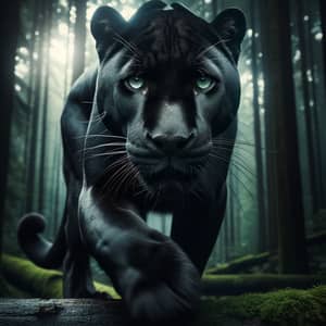 Majestic Black Panther - Wildlife Photography