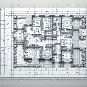 Detailed Floor Plan of 20x45 Plot: Room Divisions, Accurate Proportions