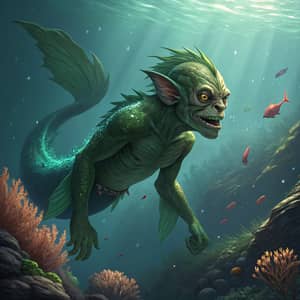 Realistic Mermaid Ork Art | Fantasy Creatures