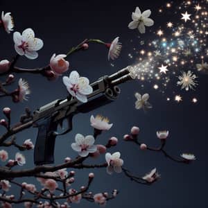 Floral Firearms: Stars in Bloom