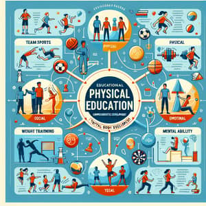 Educational Infographic: Exploring Physical Education Components