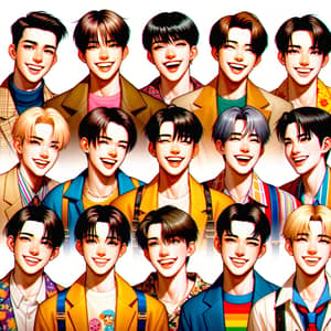 Meet the Diverse Music Group of Seventeen Young Men