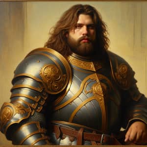 Detailed Fantasy Paladin Portrait Painting | RPG DND Art