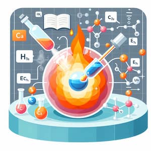 Homogeneous Mixture in Gaseous State Illustration