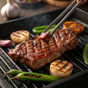 Grilled Korean Galbi: A Culinary Delight