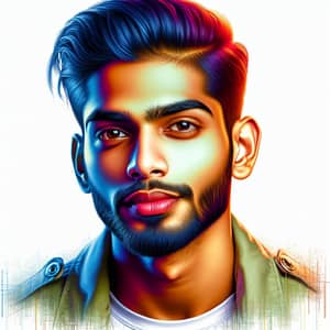 Vibrant Digital Painting of Utkarsh Watane | Realistic Artwork