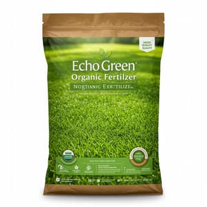 Echo Green Organic Fertilizer Bag for Lush Lawns