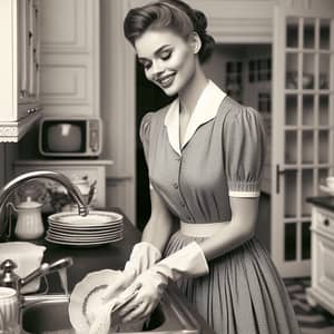 Charming 1950s Housewife: A Timeless Icon