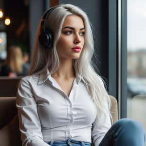 Hyper-Realistic Image of a Young Caucasian Girl