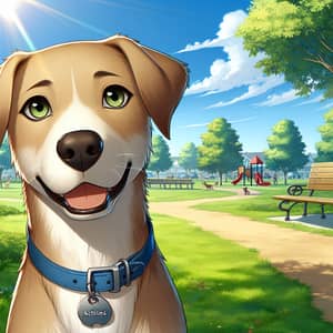 Meet Achilles: Friendly Labrador Retriever in Grass Park