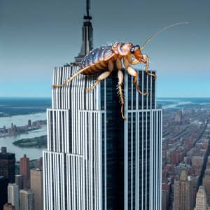 Louse on Skyscraper - Impressive Urban Encounter