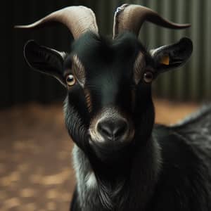 Dark Green Colored Goat - Stunning Visuals