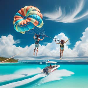 Exciting Parasailing Adventure at Boracay Island