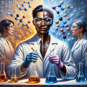 Personification of Chemistry: An Artistic Exploration