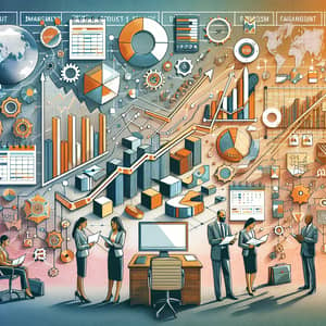 Conceptual Visualization of Management | Strategy, Teamwork & Success