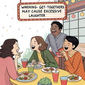 Warning: Laughter at Group Get-Togethers