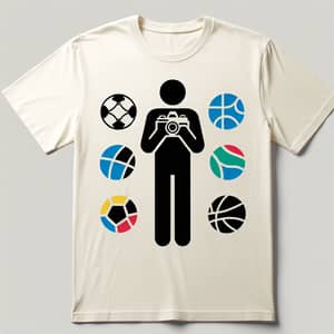 Sport Photographer T-Shirt Design | Unique Sports Photography Tee