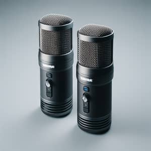 Sleek and Modern Shure Microphones