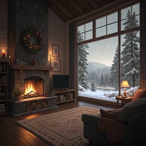 Cozy Lofi Living Room Animated Backgrounds