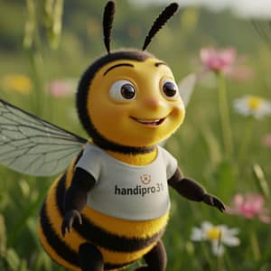 Smiling Bee in Handipro31 T-Shirt