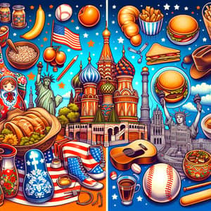 Russian-American Cultural Fusion: Unity & Friendship