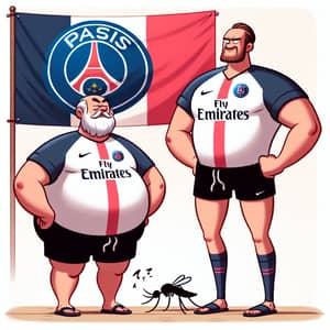 PSG Fans Celebrate with Humor and Passion