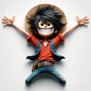 Monkey D. Luffy - Adventure-Seeking Character with Stretching Limbs