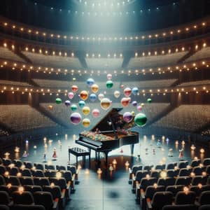 Grand Piano in Festive Concert Hall | Magical Atmosphere