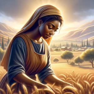 Black Ruth in the Bible: A Serene Portrait of Faith and Determination