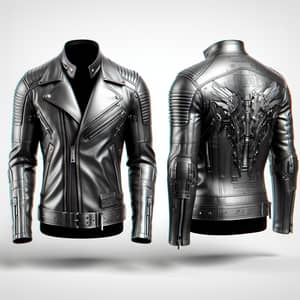 Men's Cyberpunk Style Biker Leather Jacket | Shop Online