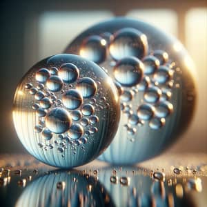 Glass Orbs Macro Photography | Abstract Surrealism Scene