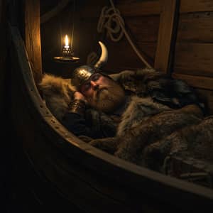 Sleeping Viking: A Unique Artwork