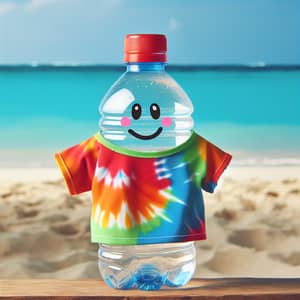 Fun Humanized Plastic Bottle in a T-Shirt