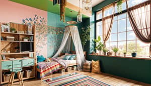 Whimsical Bohemian Kids Room Design Ideas