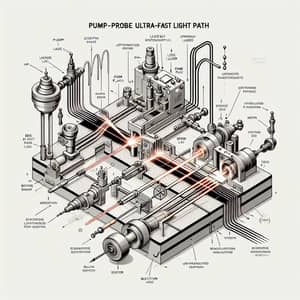 Pump-Probe Ultrafast Light Path Diagram | Scientific Study