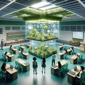 Futuristic Eco High School Classroom Designs