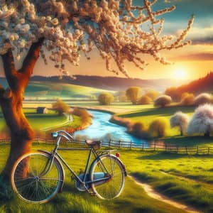 Scenic Bicycle Adventures in Tranquil Landscapes