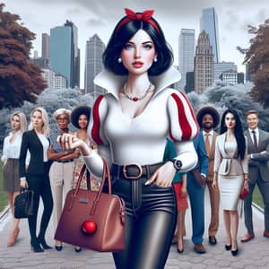 Modern Snow White: A Stylish Fairytale Reimagined