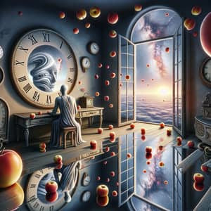 Surreal Self-Reflection: A Journey Through Imagination