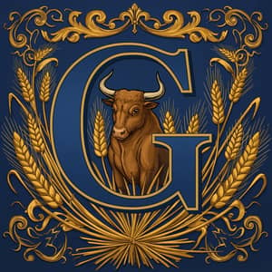 Family Crest with Agriculture Roots and Strength