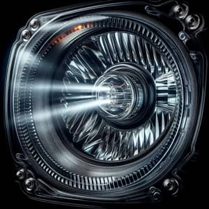 Detailed Car Headlight Design | Clear Glass Housing